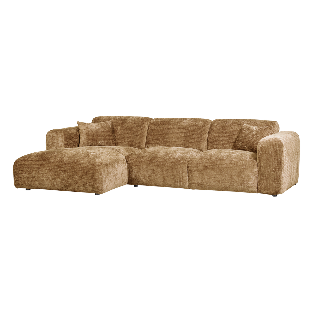 CLOUD CHAISE LONGUE SOFA LINKS CHENILLE HONIGGELB [fsc]
