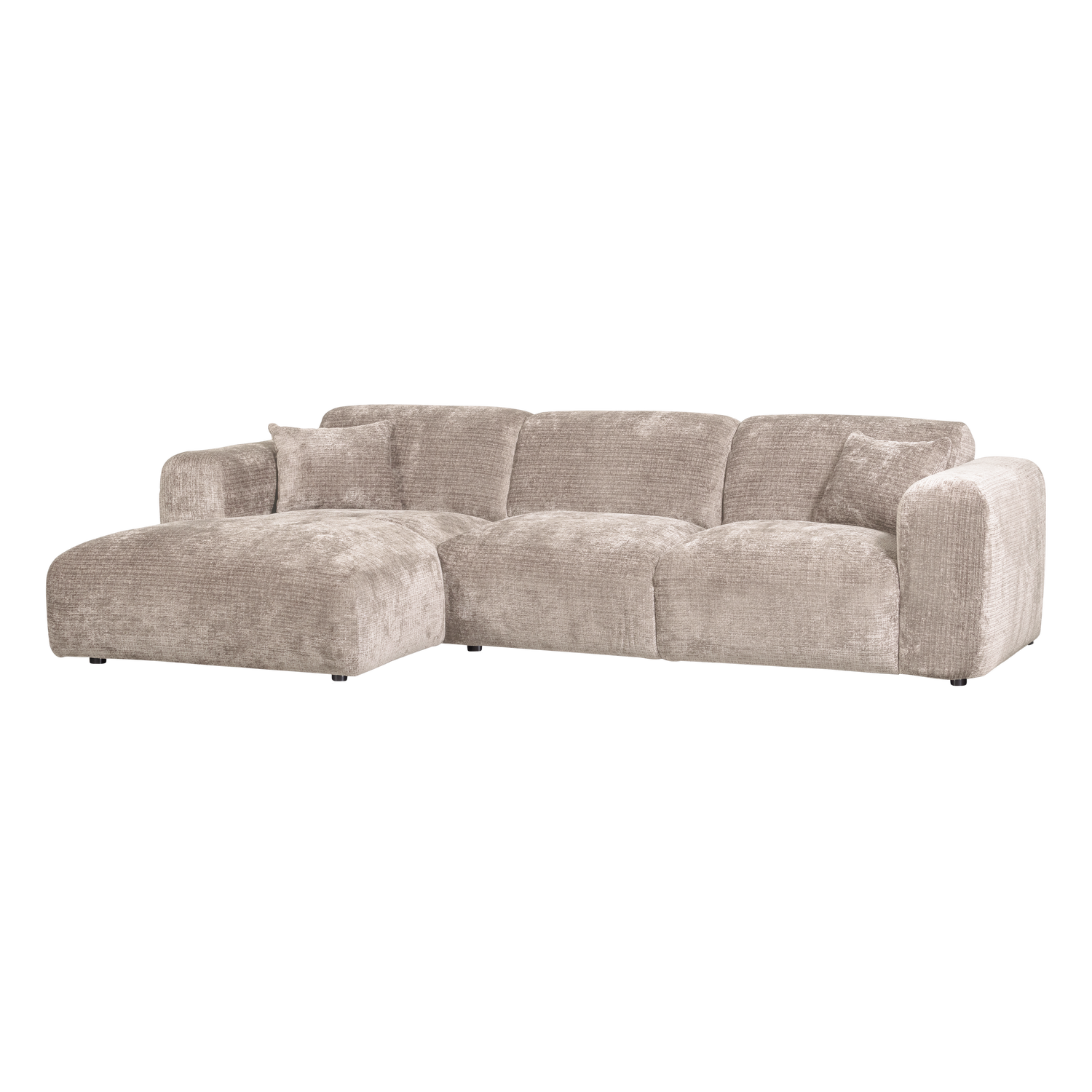 CLOUD CHAISE LONGUE SOFA LINKS CHENILLE NATUR [fsc]