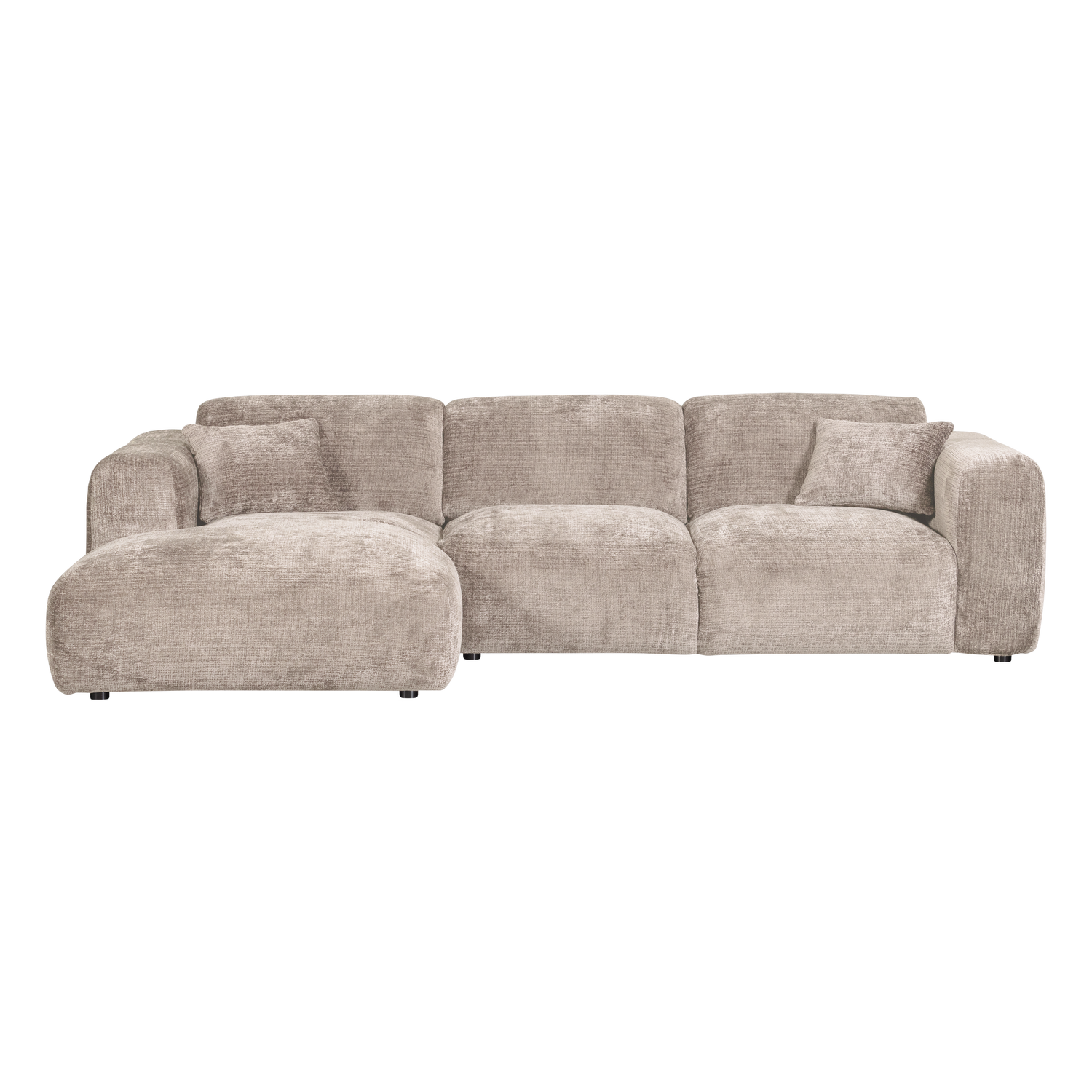 CLOUD CHAISE LONGUE SOFA LINKS CHENILLE NATUR [fsc]