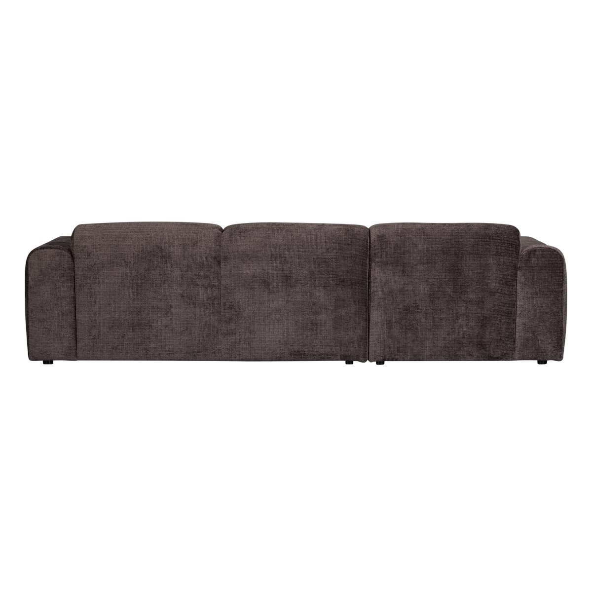 CLOUD CHAISE LONGUE SOFA LINKS CHENILLE WARMES BRAUN [fsc]