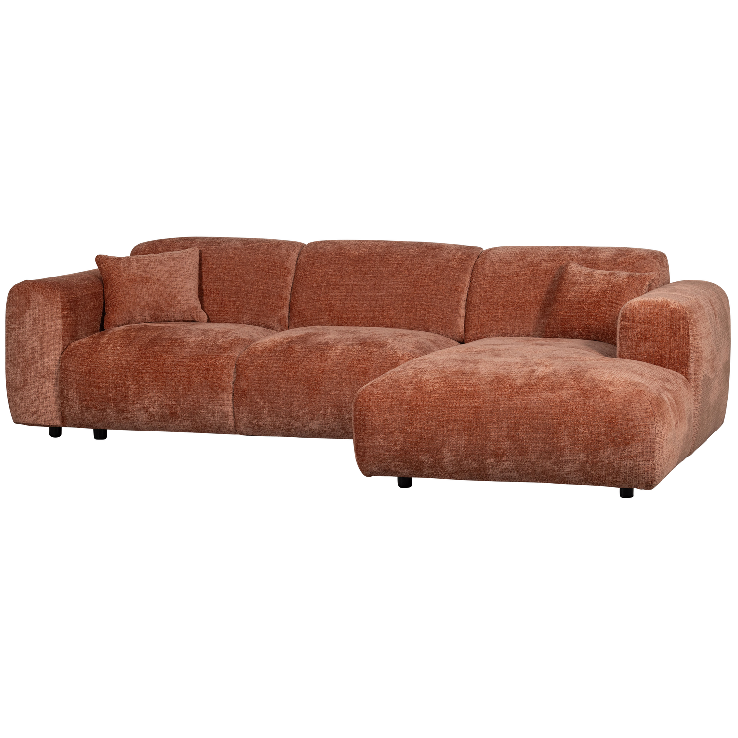 CLOUD CHAISE LONGUE SOFA RECHTS CHENILLE TERRA [fsc]