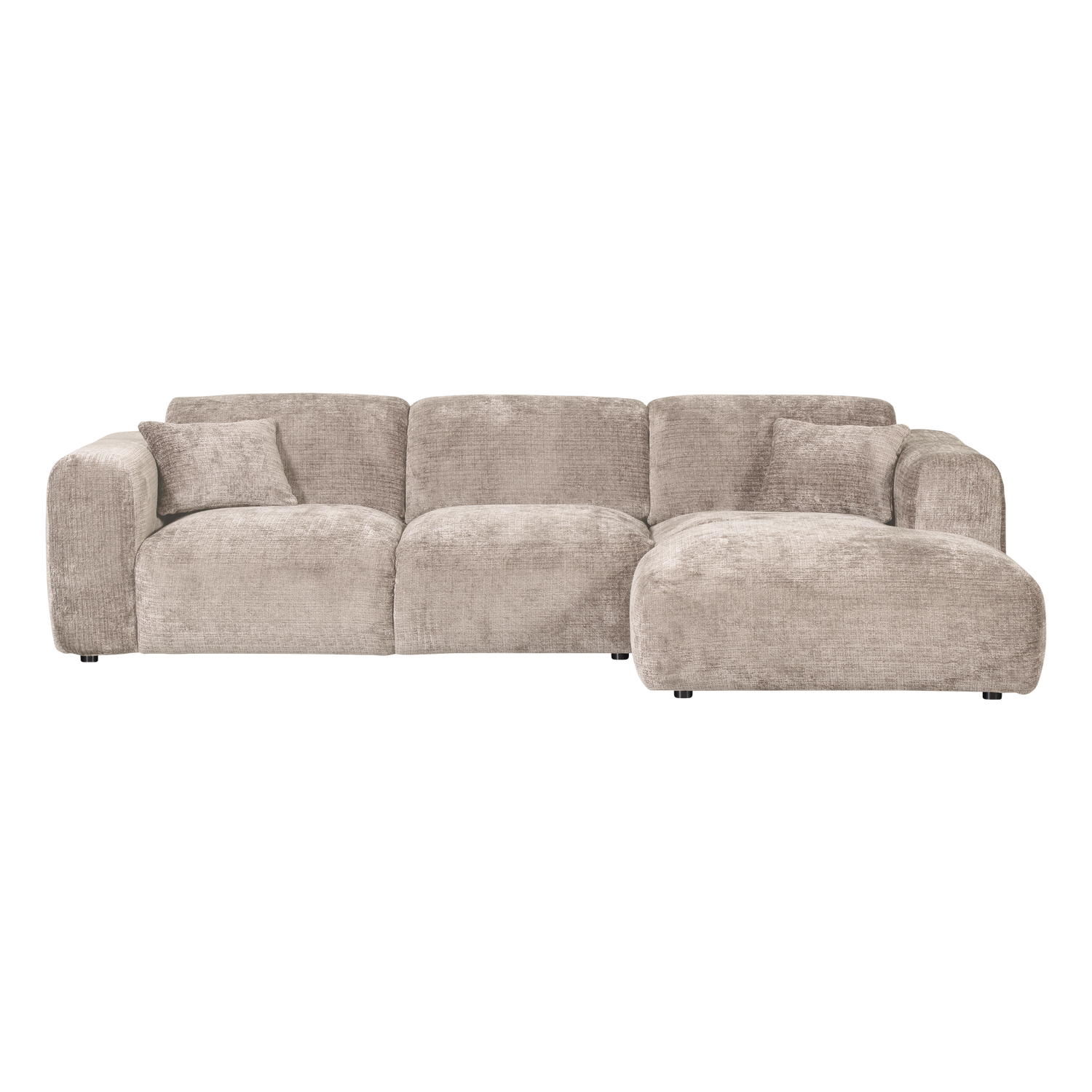 CLOUD CHAISE LONGUE SOFA RECHTS CHENILLE NATUR [fsc]