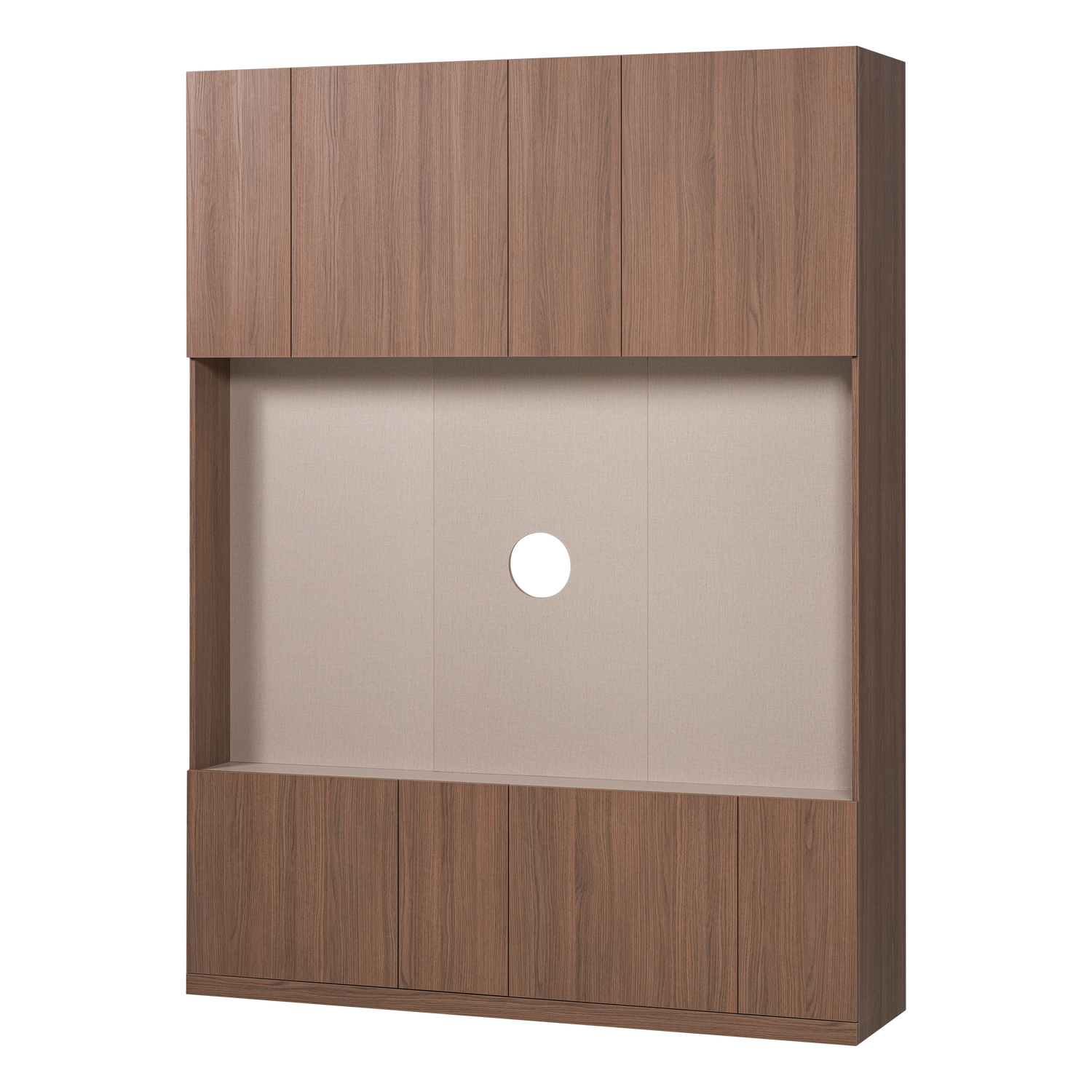 BUILD TV ABLAGESCHRANK 160 CM EICHE DECOR BRAUN [fsc]