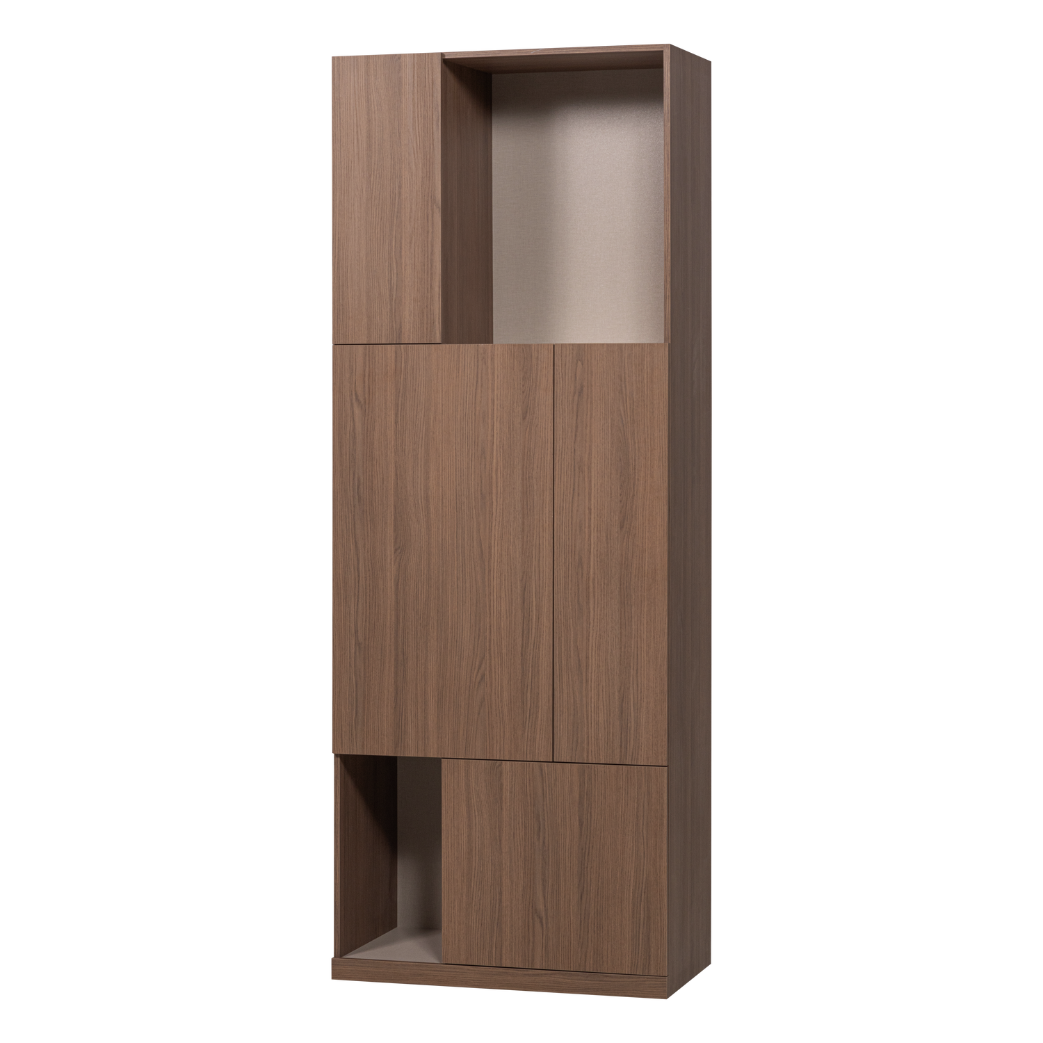 BUILD ABLAGESCHRANK 80 CM EICHE DECOR BRAUN [fsc]