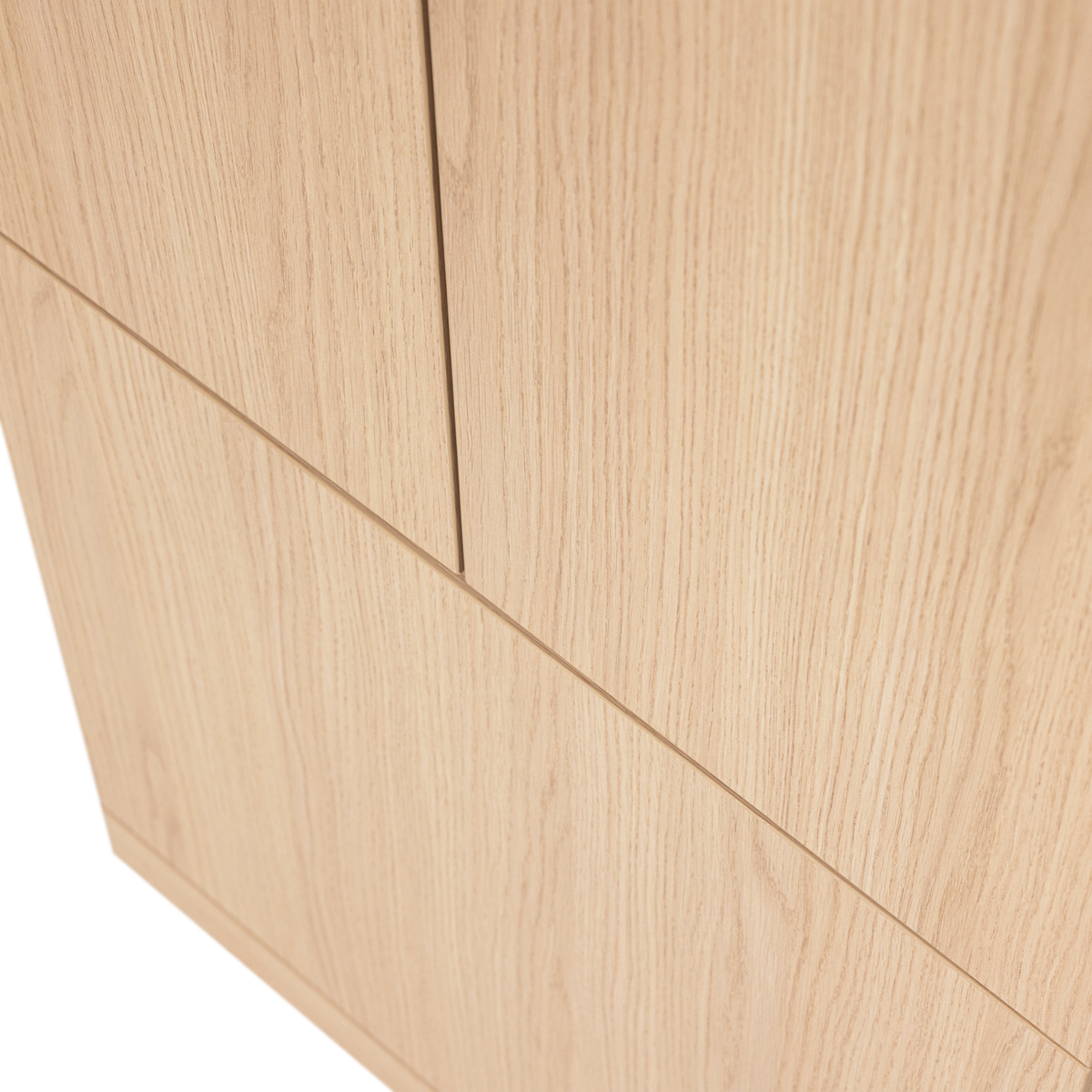 BUILD SCHMALER ABLAGESCHRANK EICHE 54 CM DECOR NATUR [fsc]