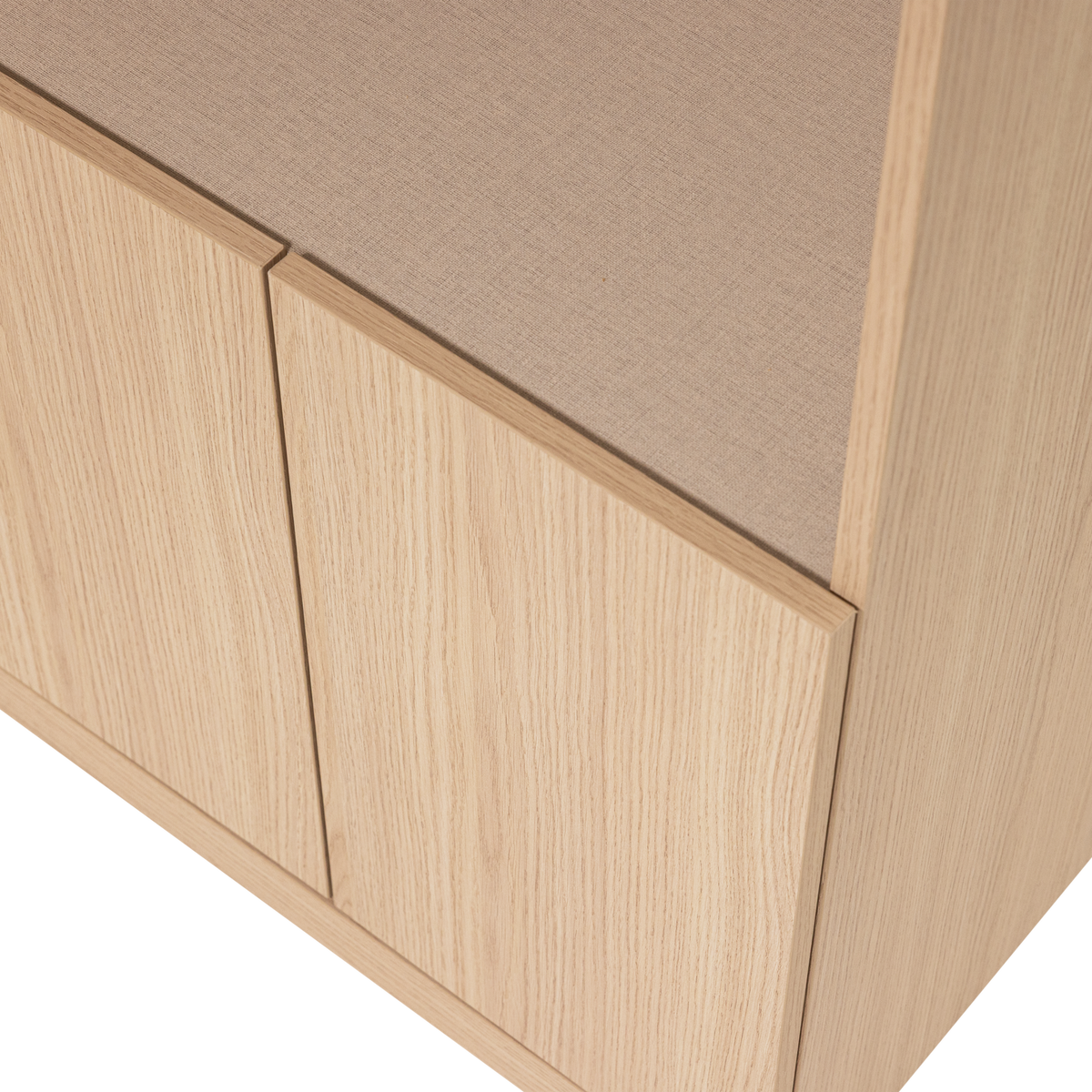 BUILD SCHMALER OFFENE ABLAGESCHRANK EICHE DECOR NATUR [fsc]