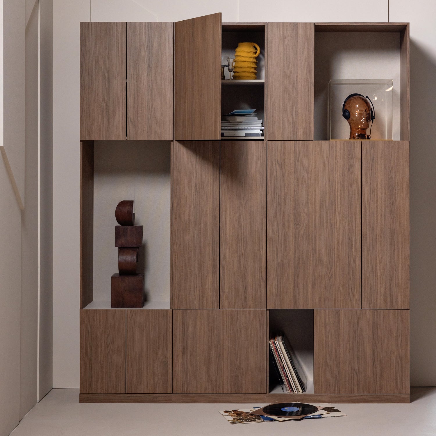 BUILD ABLAGESCHRANK 80 CM EICHE DECOR BRAUN [fsc]
