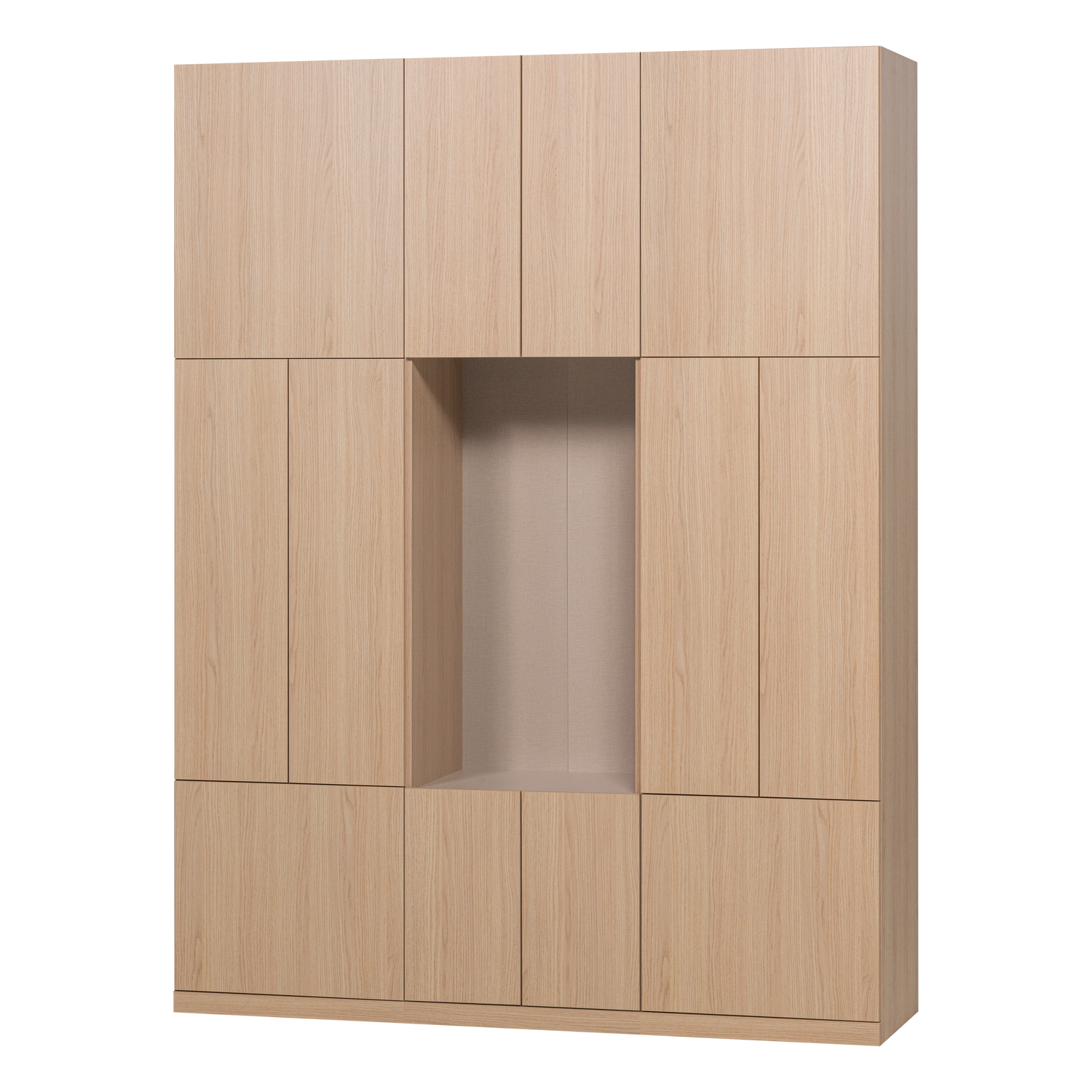 BUILD WANDSCHRANK-KOMBINATION 162 CM EICHE DECOR NATUR [fsc]