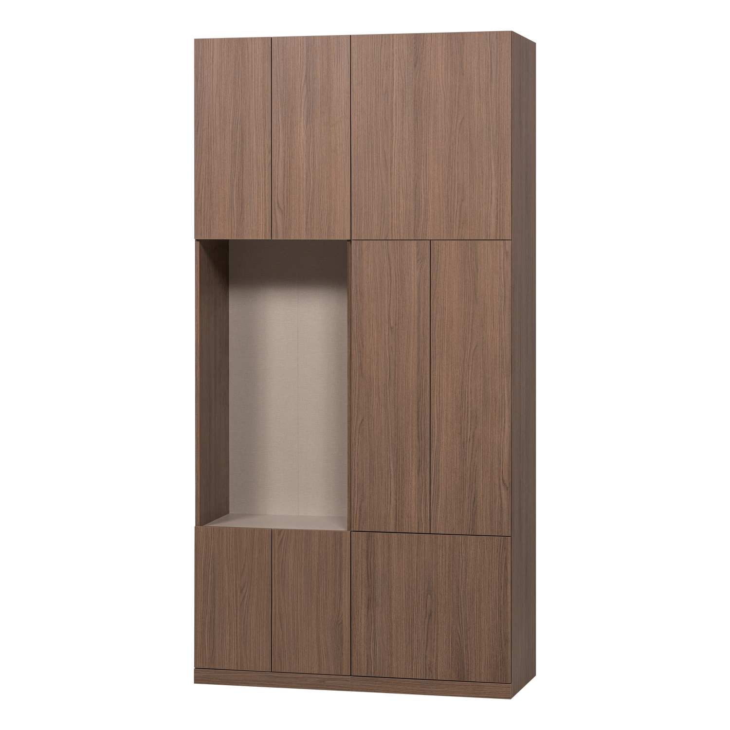 BUILD WANDSCHRANK-KOMBINATION 108 CM EICHE DECOR BRAUN [fsc]