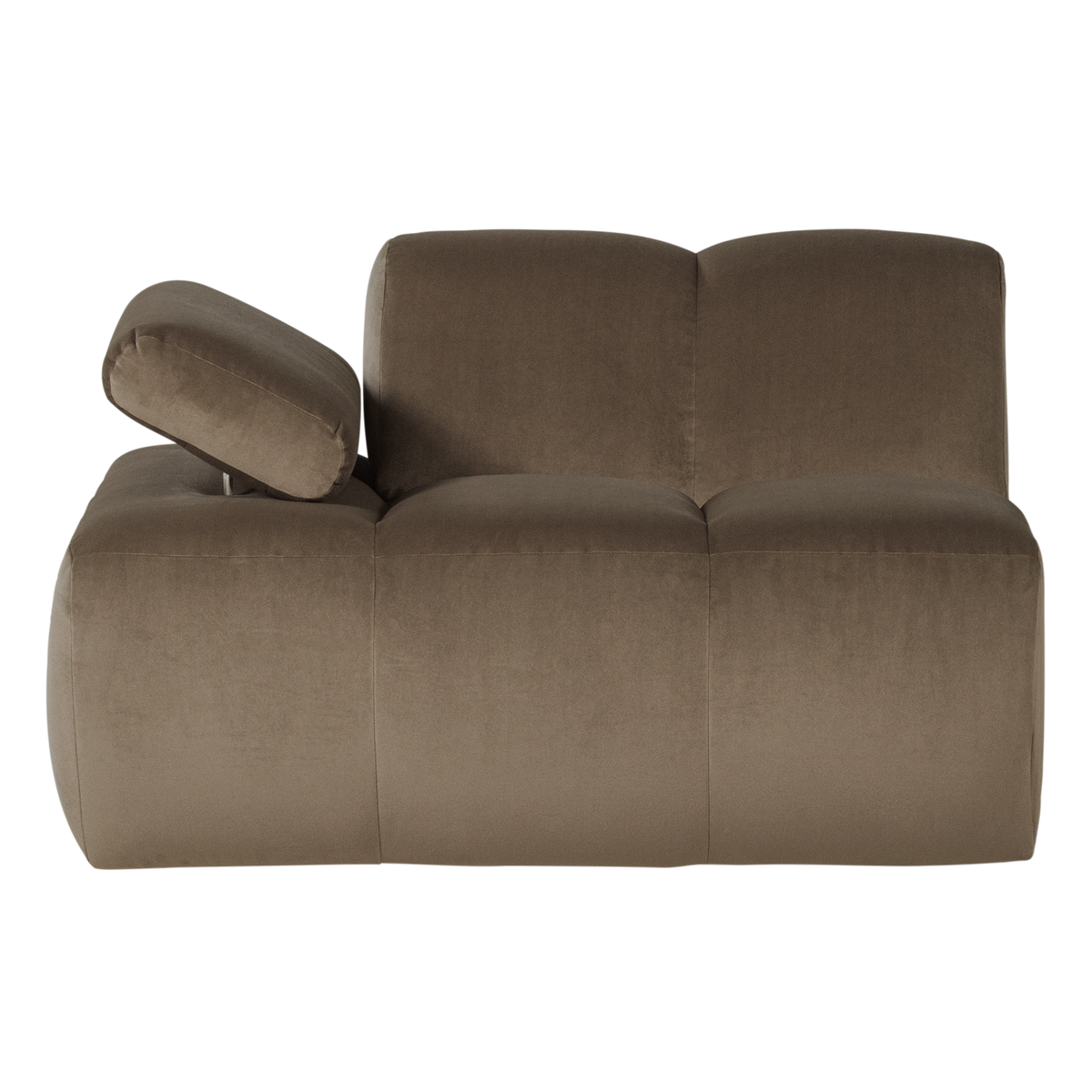 MOJO 1-SITZER ELEMENT ARM LINKS SAMT TAUPE [fsc]