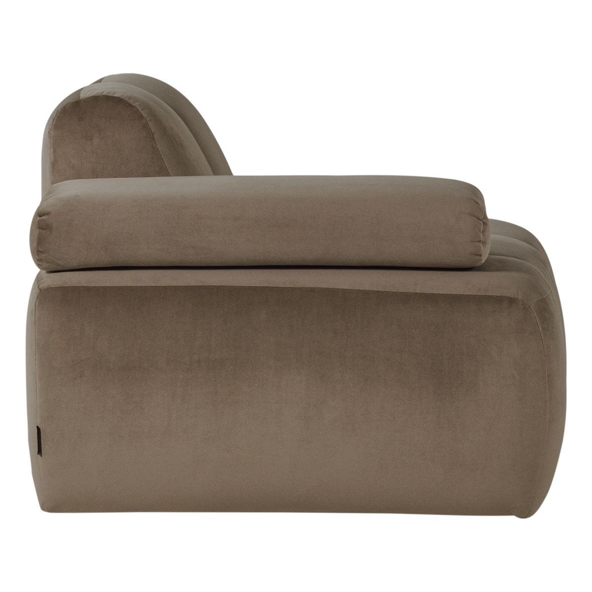 MOJO 1-SITZER ELEMENT ARM LINKS SAMT TAUPE [fsc]