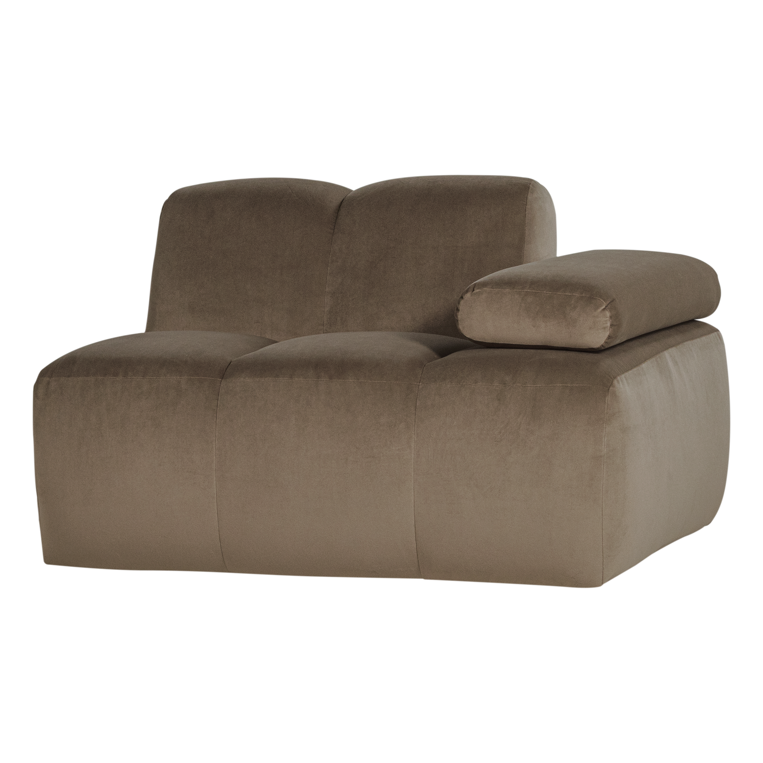 MOJO 1-SITZER ELEMENT ARM RECHTS SAMT TAUPE [fsc]