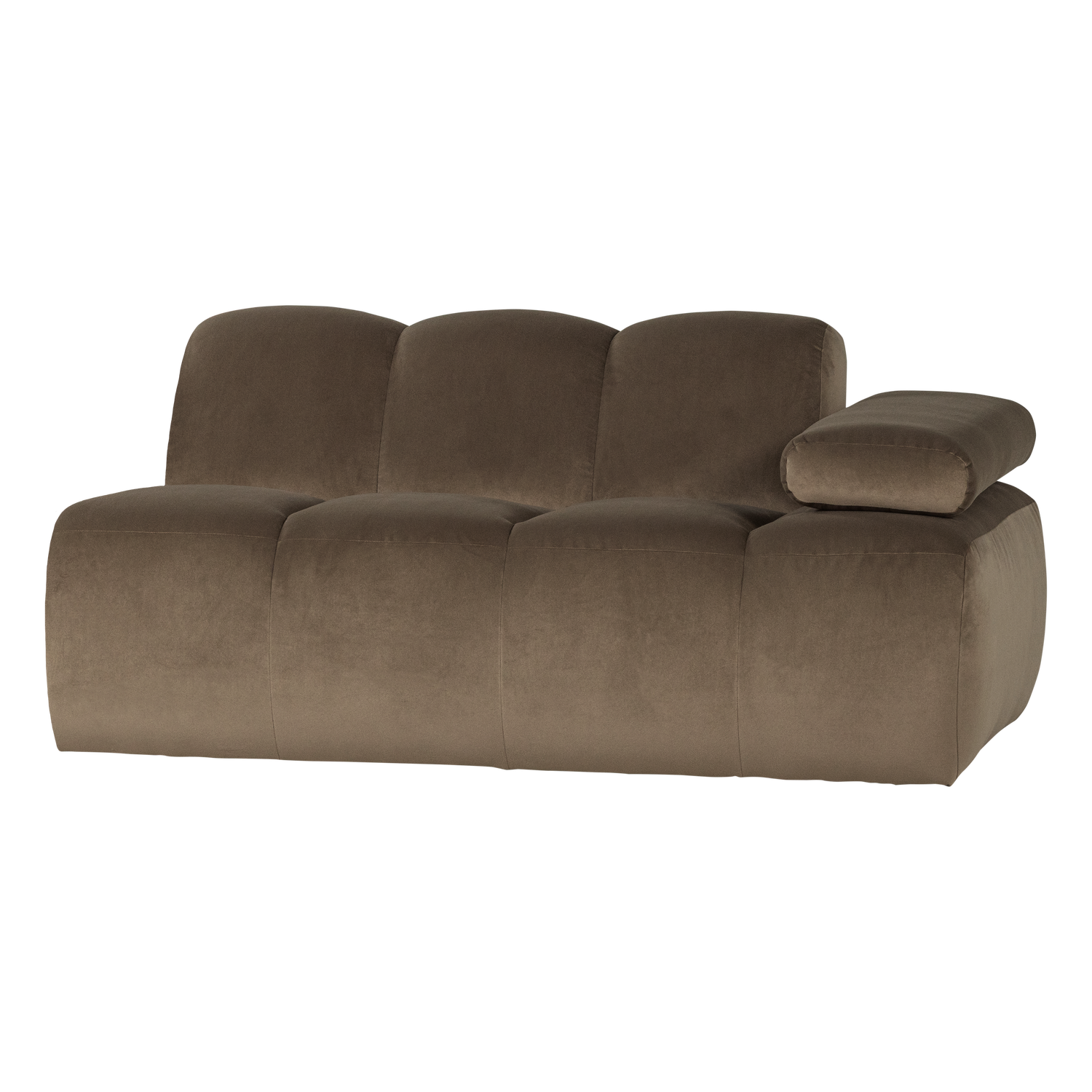 MOJO 1,5-SITZER ELEMENT ARM RECHTS SAMT TAUPE [fsc]