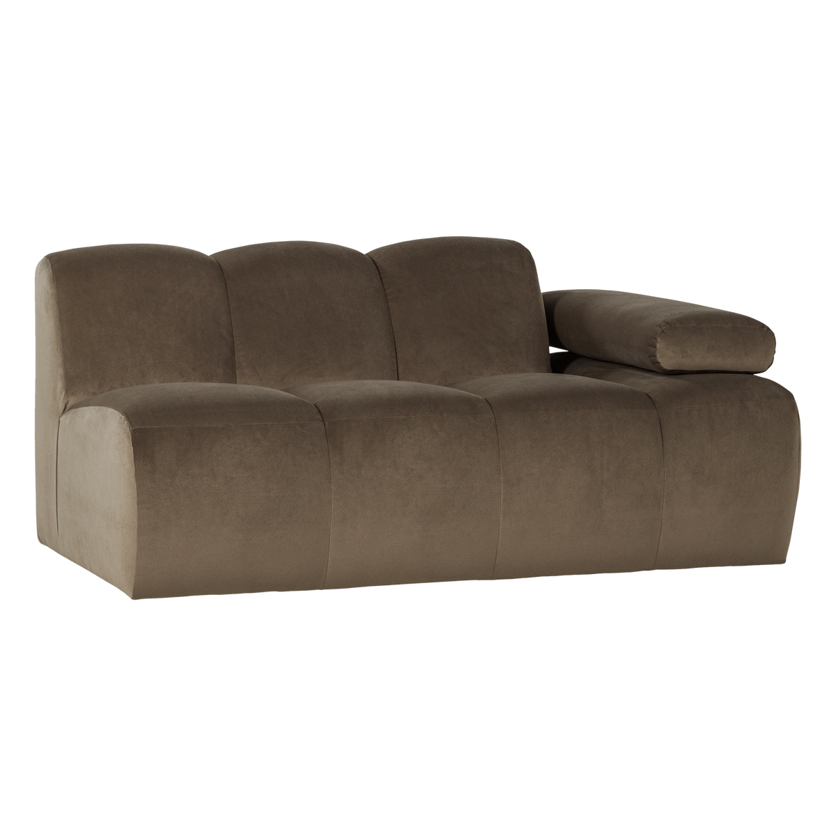 MOJO 1,5-SITZER ELEMENT ARM RECHTS SAMT TAUPE [fsc]