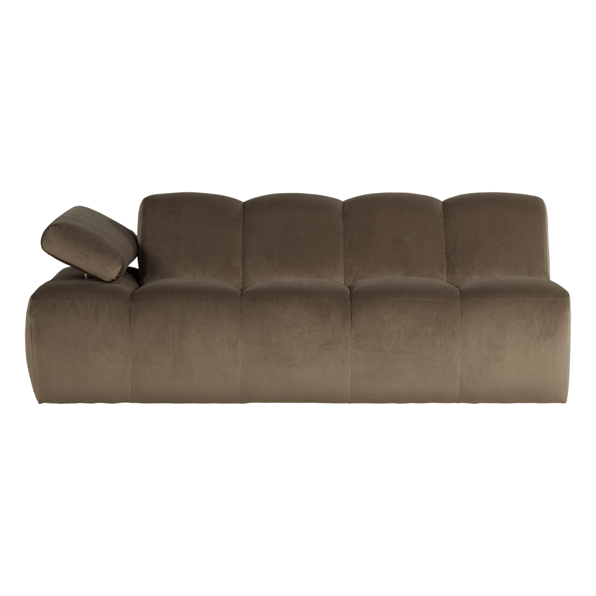 MOJO 2-SITZER ELEMENT ARM LINKS SAMT TAUPE [fsc]