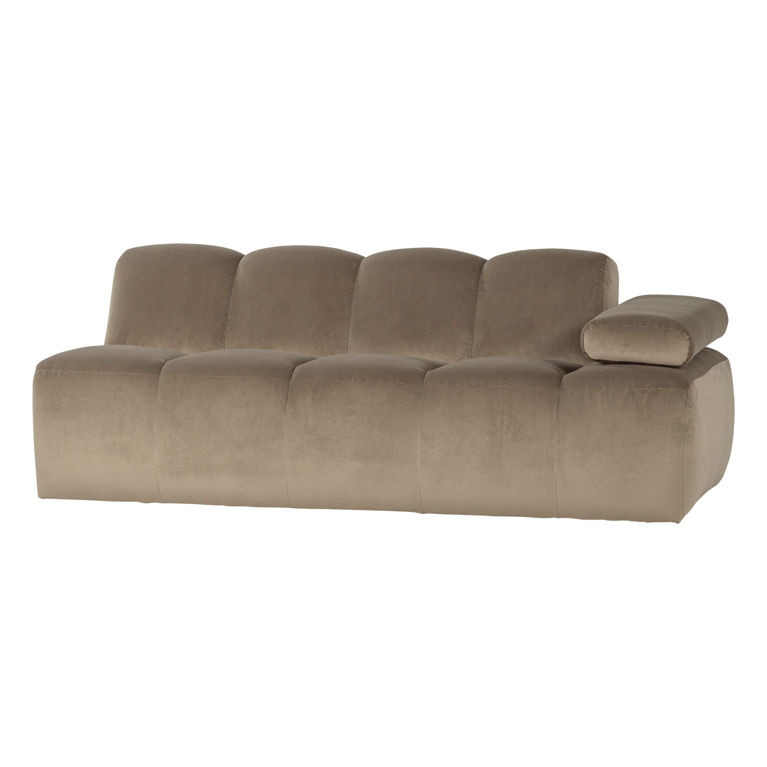 MOJO 2-SITZER ELEMENT ARM RECHTS SAMT KHAKI [fsc]