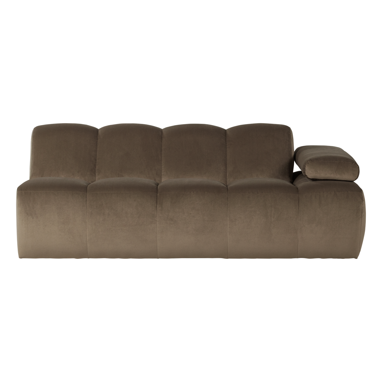 MOJO 2-SITZER ELEMENT ARM RECHTS SAMT TAUPE [fsc]