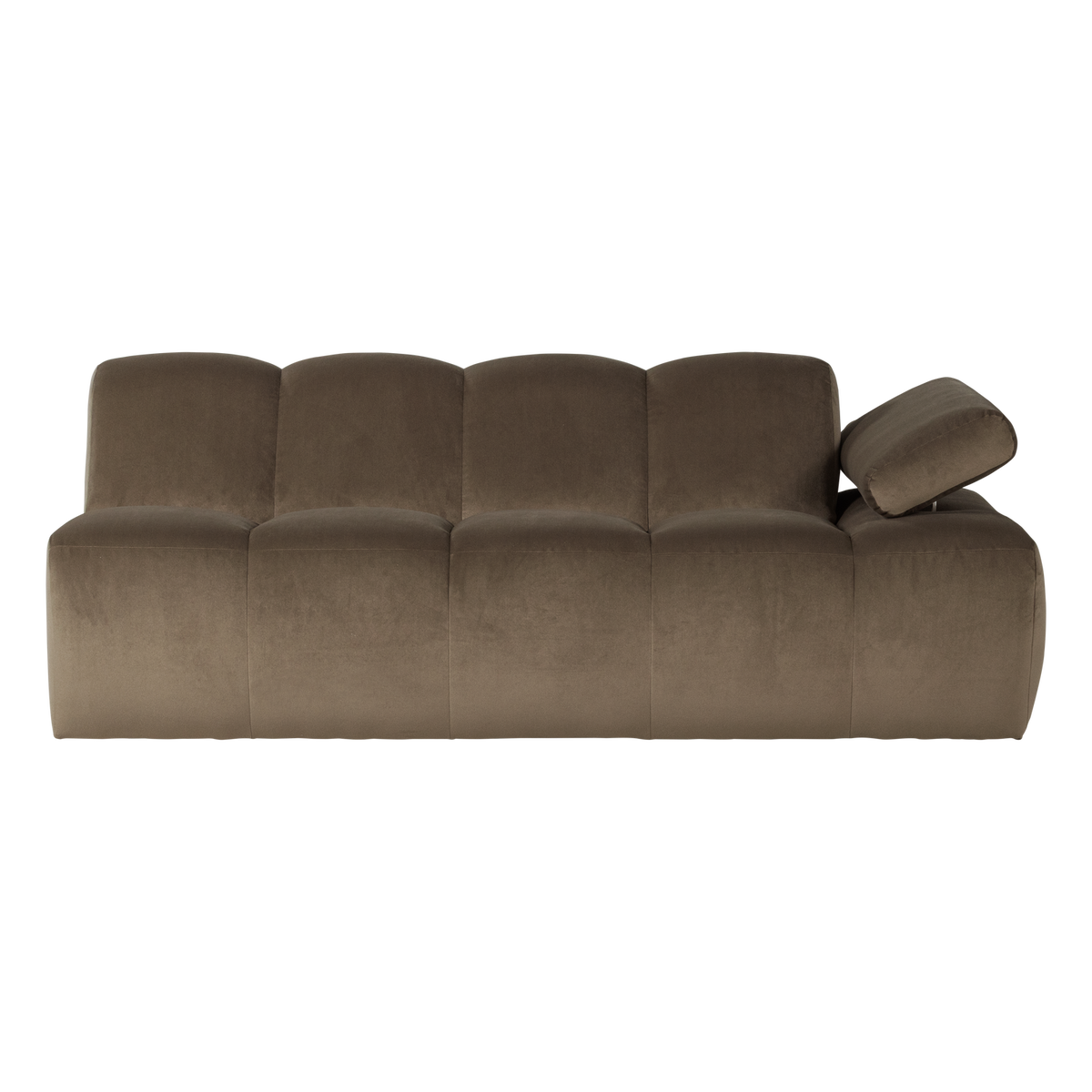 MOJO 2-SITZER ELEMENT ARM RECHTS SAMT TAUPE [fsc]