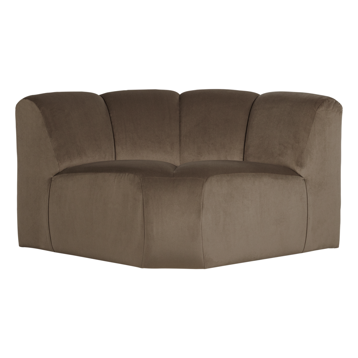 MOJO ECKELEMENT RUND SAMT TAUPE [fsc]