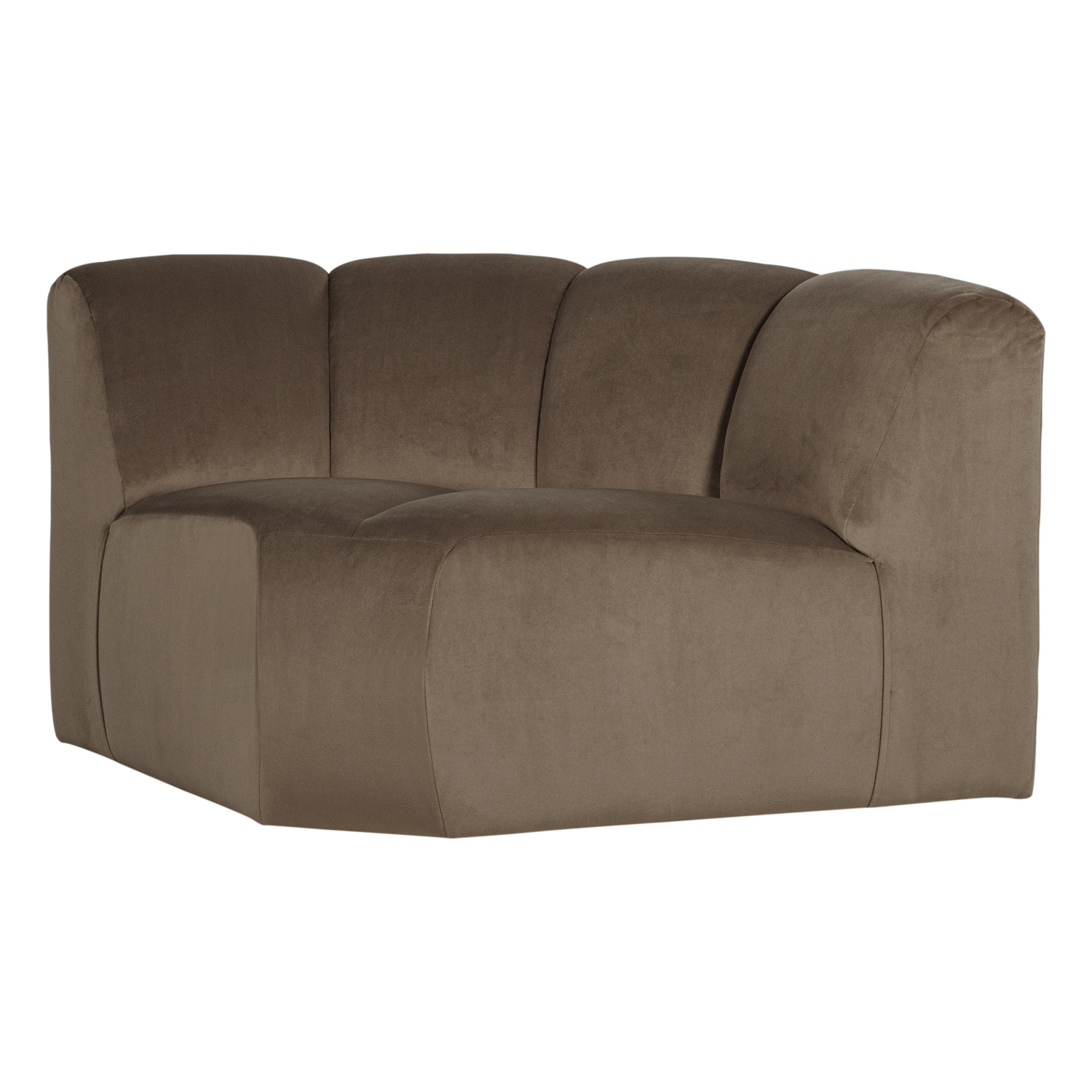 MOJO ECKELEMENT RUND SAMT TAUPE [fsc]