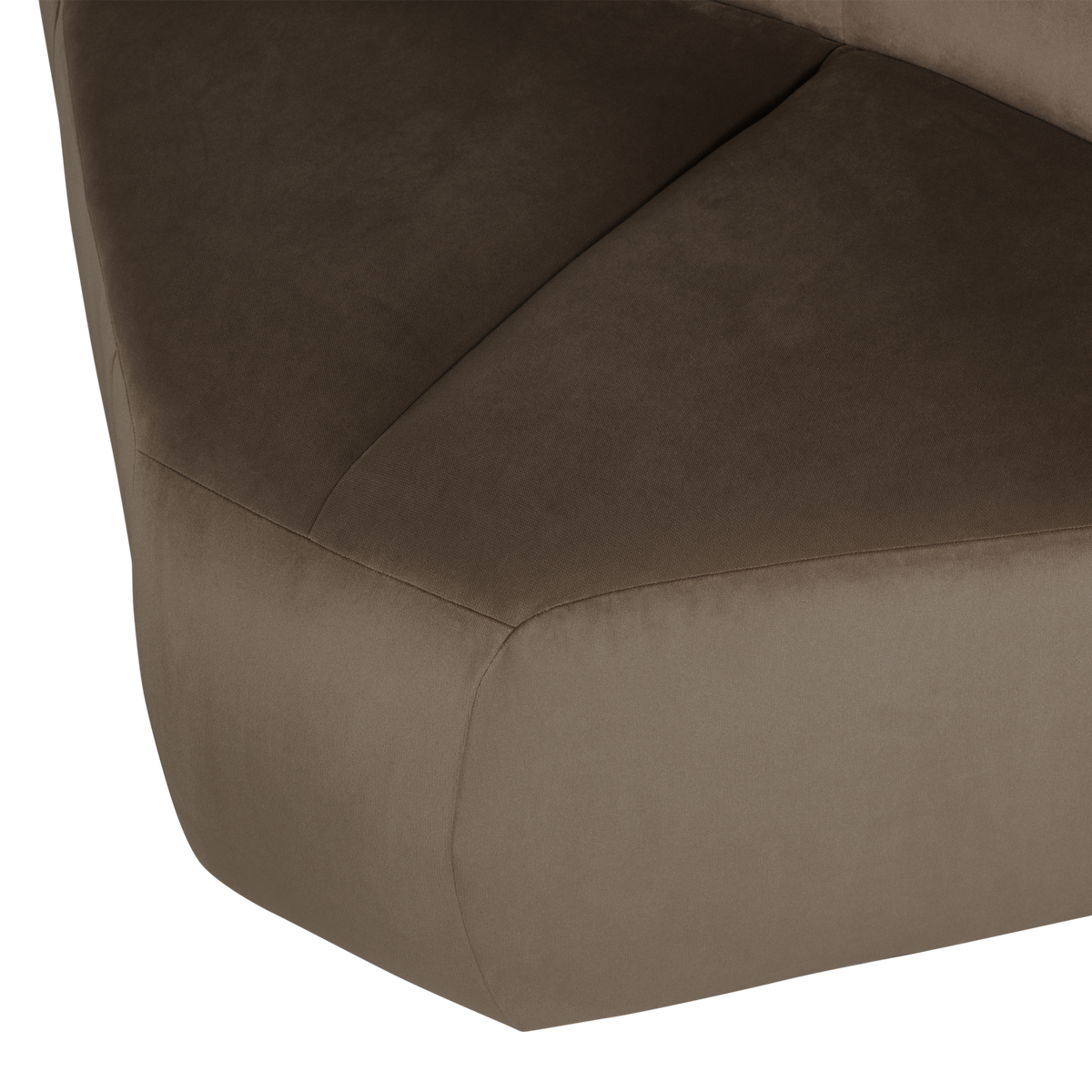MOJO ECKELEMENT RUND SAMT TAUPE [fsc]