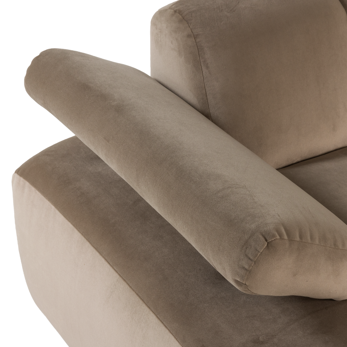 MOJO CHAISE LONGUE ELEMENT LINKS SAMT KASTANIE KHAKI [fsc]