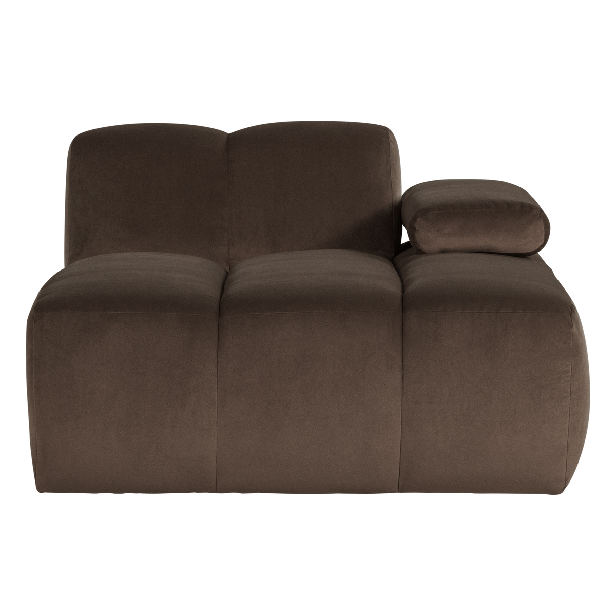 MOJO CHAISE LONGUE ELEMENT RECHTS SAMT BRAUN [fsc]