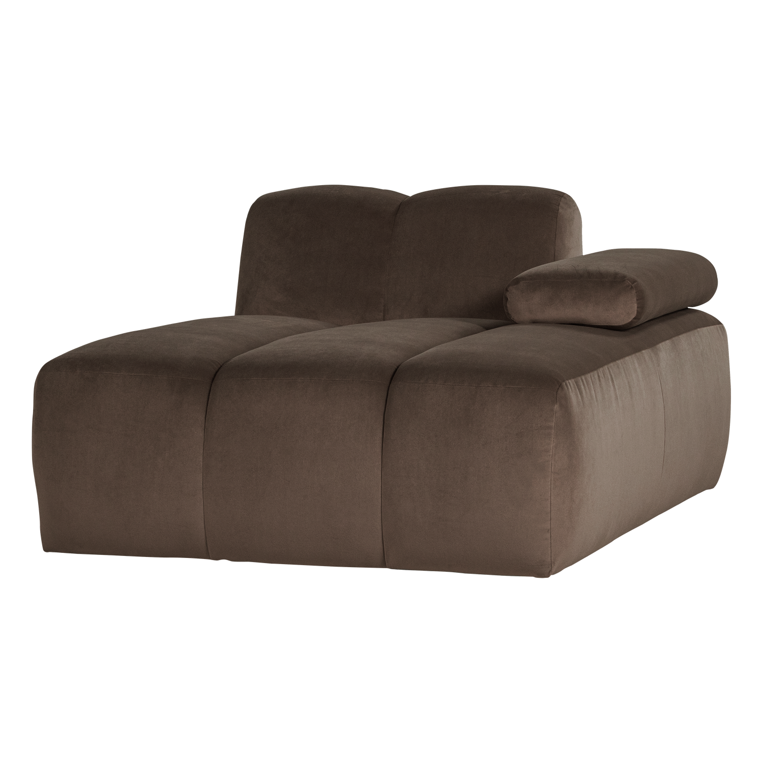 MOJO CHAISE LONGUE ELEMENT RECHTS SAMT BRAUN [fsc]