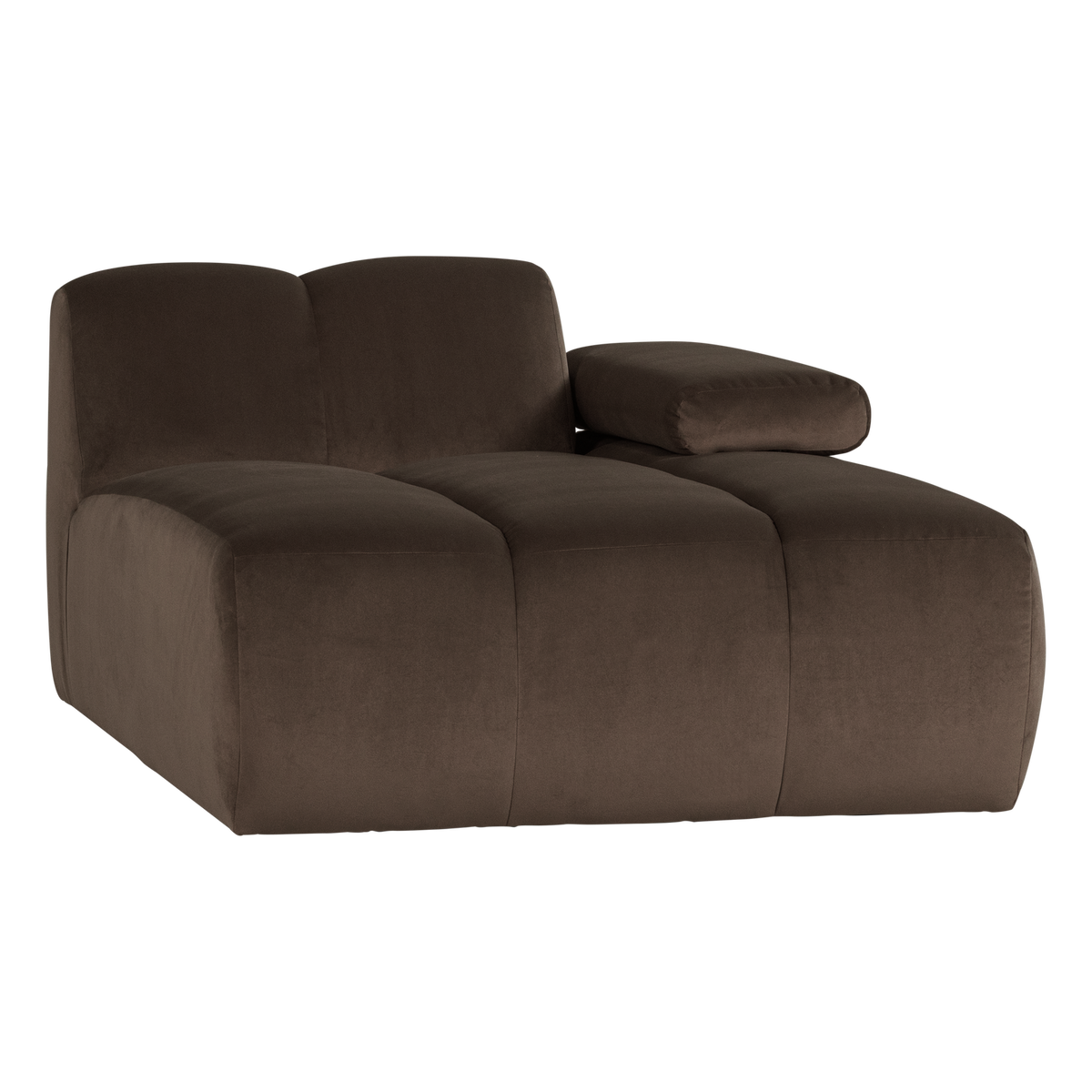 MOJO CHAISE LONGUE ELEMENT RECHTS SAMT BRAUN [fsc]