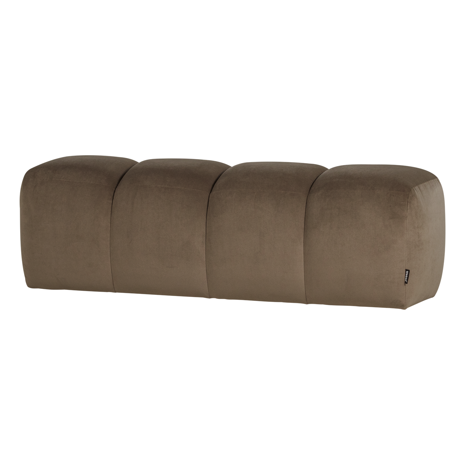 MOJO ESSBANK 164 CM SAMT TAUPE [fsc]