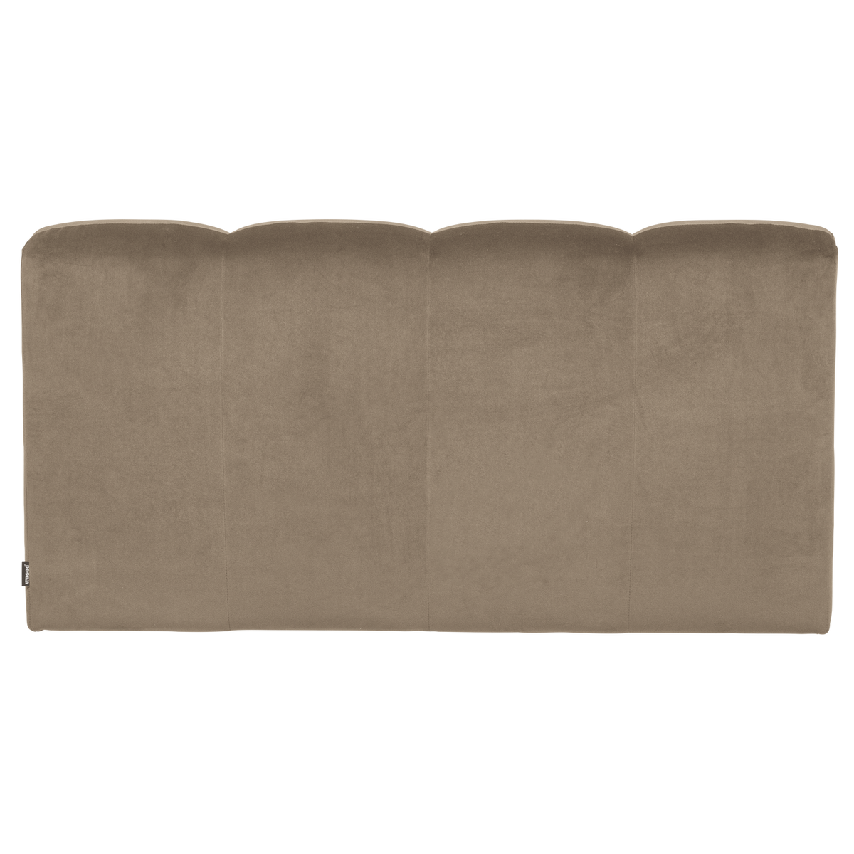 MOJO ESSBANK 164 CM MIT RÜCKENLEHNE SAMT KHAKI [fsc]