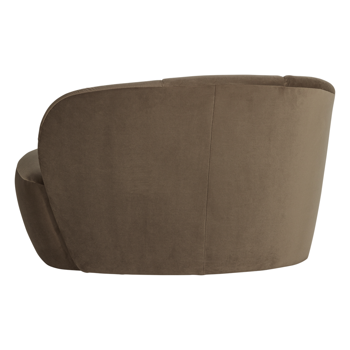 MOJO 2-SITZER BANK LINKS SAMT TAUPE [fsc]