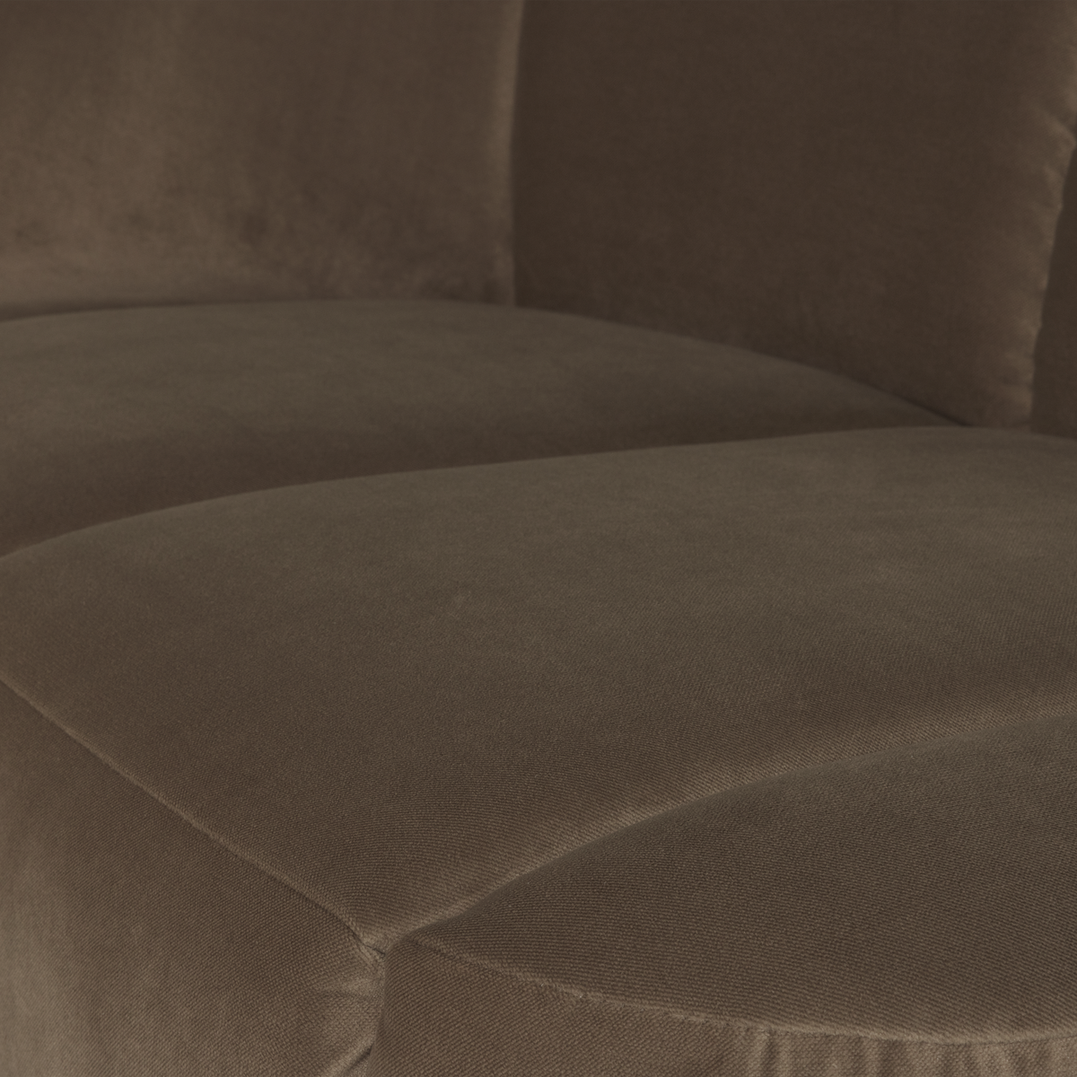 MOJO 2-SITZER BANK LINKS SAMT TAUPE [fsc]