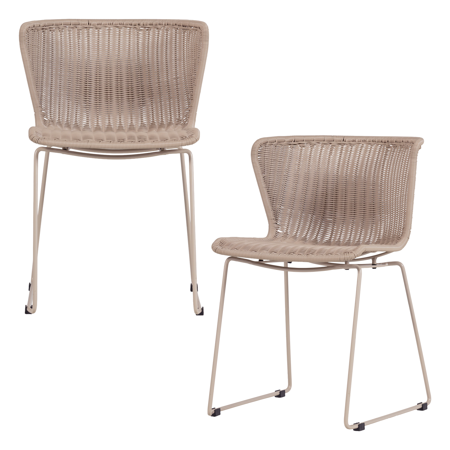 WINGS GARTENSTUHL WICKER SAND - 2ER SET