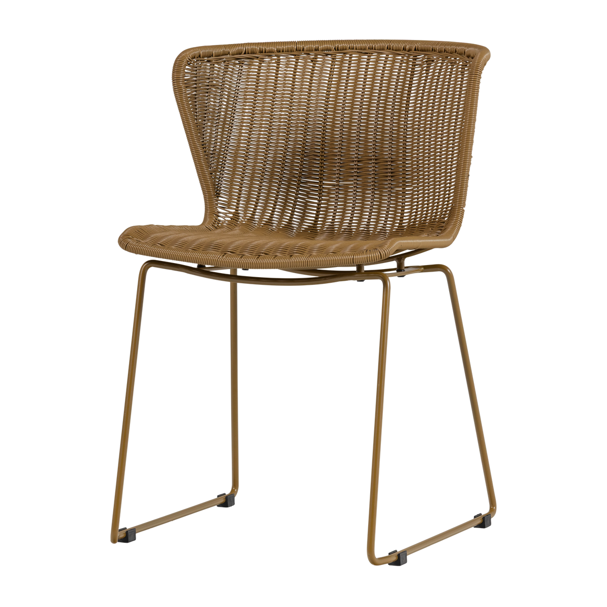 WINGS GARTENSTUHL WICKER HONIGGELB - 2ER SET