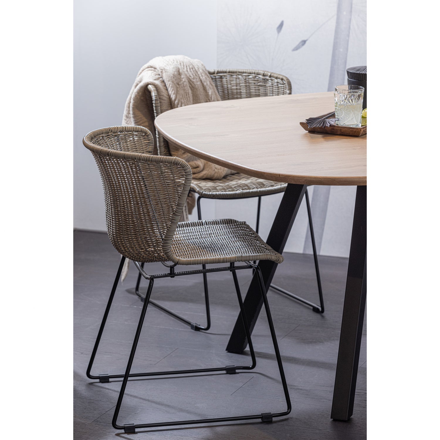 TABLO TISCHPLATTE EICHE NATUREL ORGANISCH 130X130 [fsc]