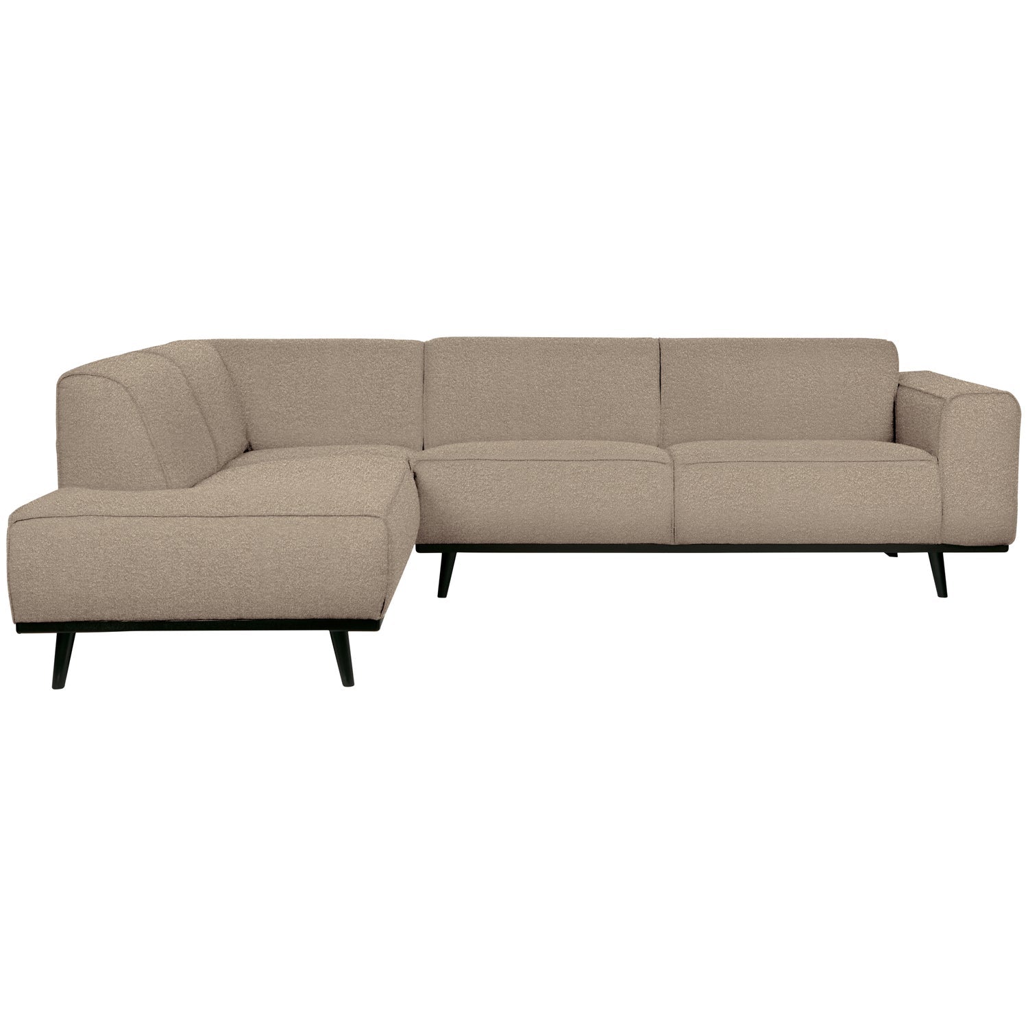 STATEMENT ECKCOUCH LINKEN BOUCLE BEIGE