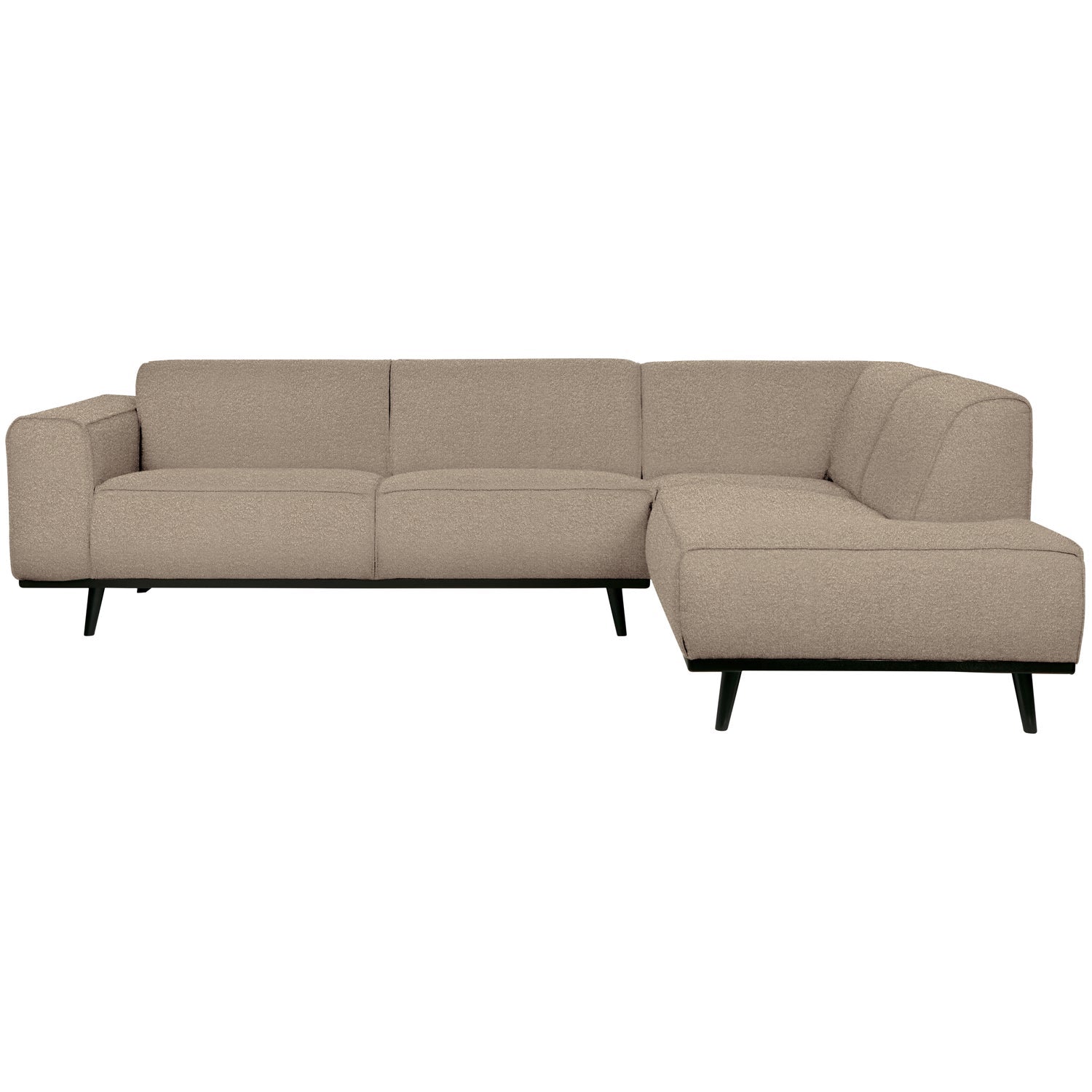 STATEMENT ECKCOUCH RECHTS BOUCLE BEIGE