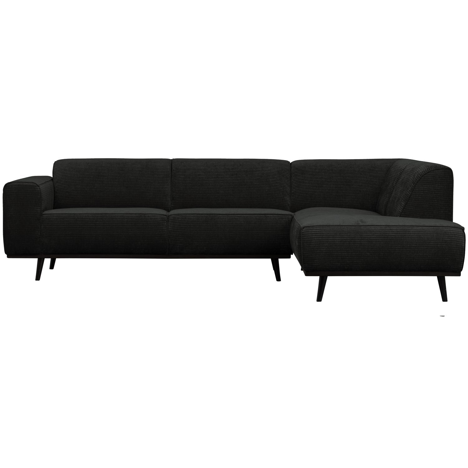 STATEMENT ECKCOUCH RECHTS FLACHRIPPE GRAPHITE
