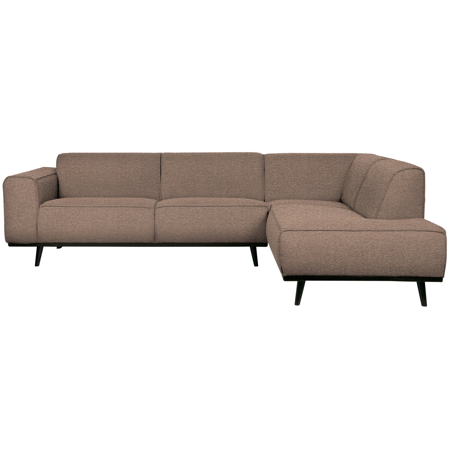 STATEMENT ECKCOUCH RECHTS BOUCLE NOUGAT