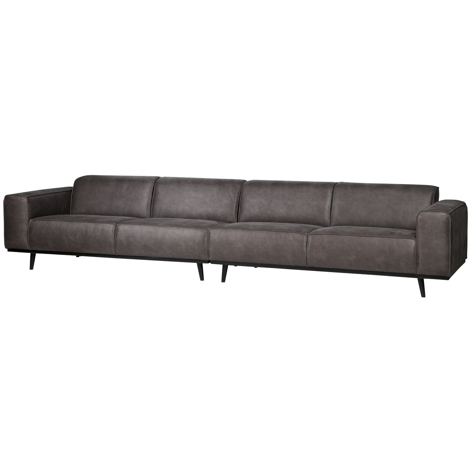 STATEMENT XL 4-SITZER 372 CM ECOLEDER DUNKELGRAU