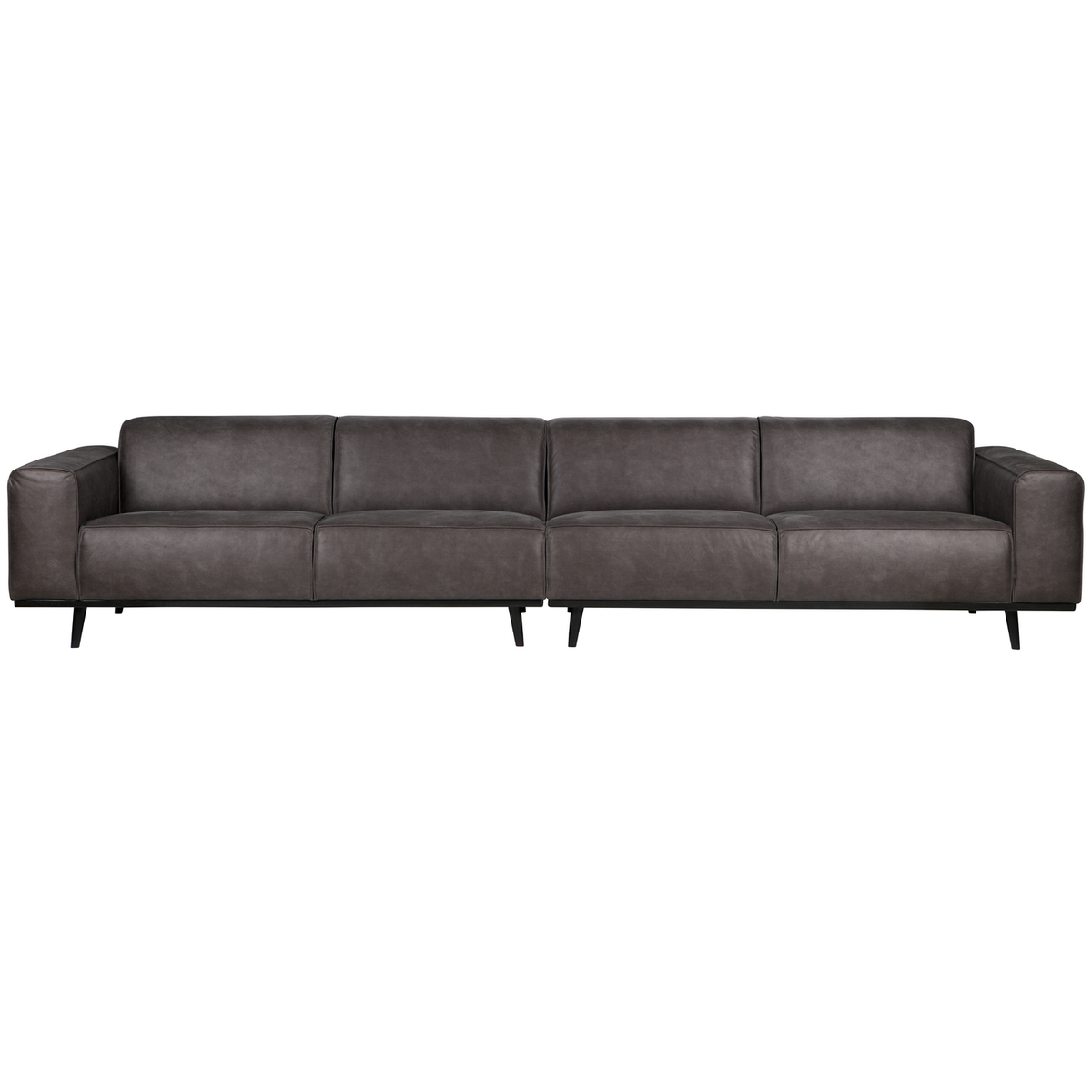 STATEMENT XL 4-SITZER 372 CM ECOLEDER DUNKELGRAU