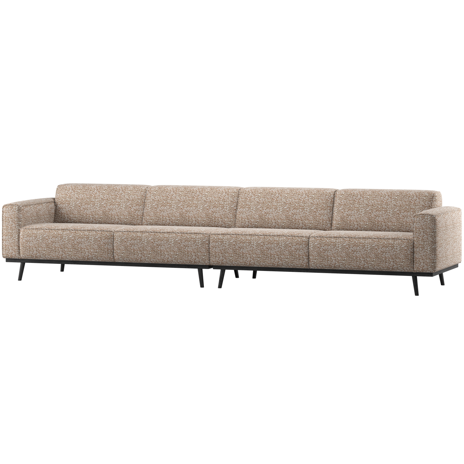 STATEMENT XL 4-SITZER 372 CM HELLBRAUN MELANGE