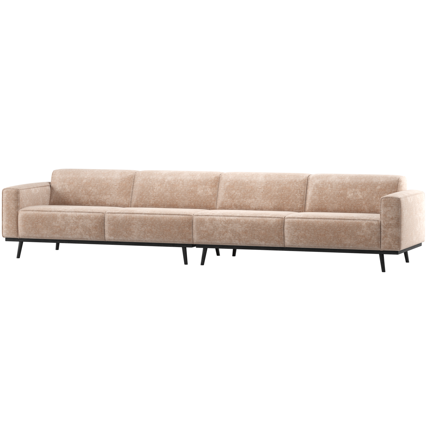 STATEMENT XL 4-SITZER 372 CM CHENILLE VELVET NATUR