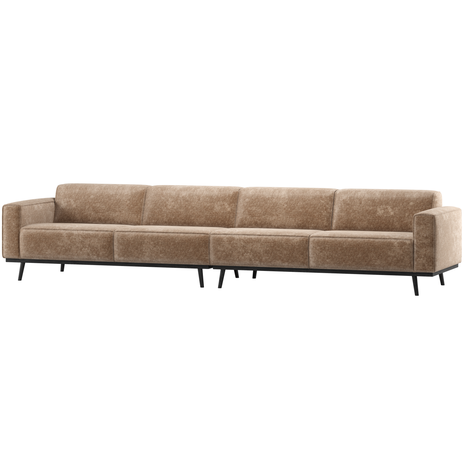 STATEMENT XL 4-SITZER 372 CM CHENILLE VELVET TAUPE