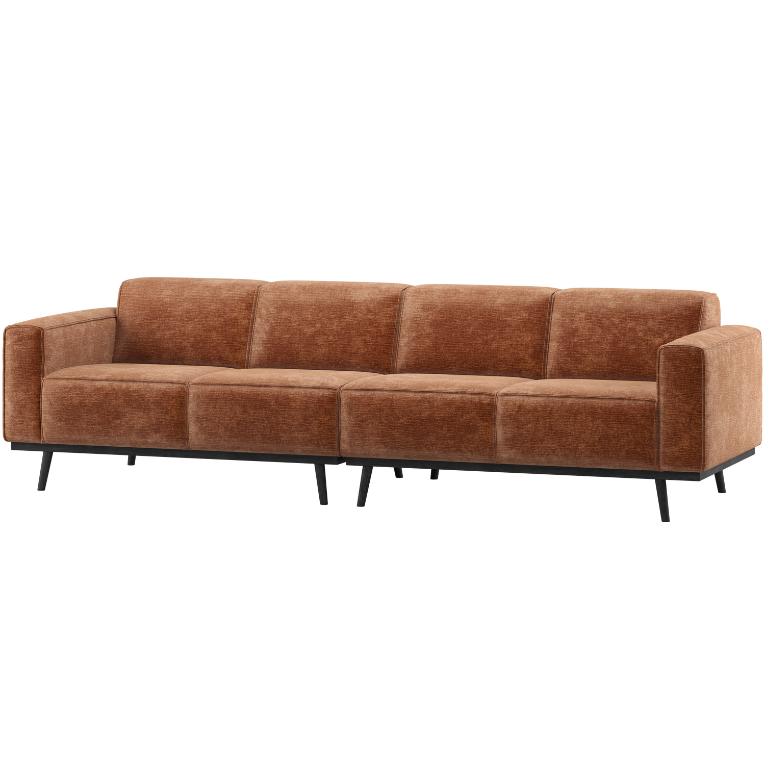 STATEMENT 4-SITZER 280 CM CHENILLE VELVET TERRA