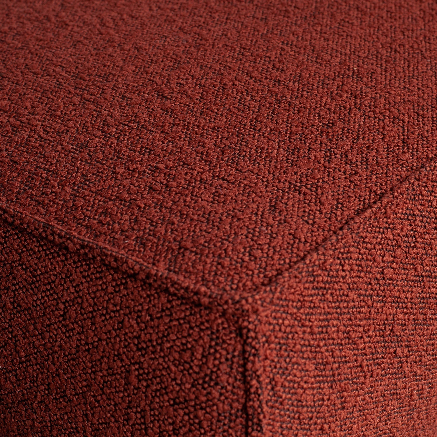 STATEMENT ECKCOUCH RECHTS BOUCLE CHESTNUT