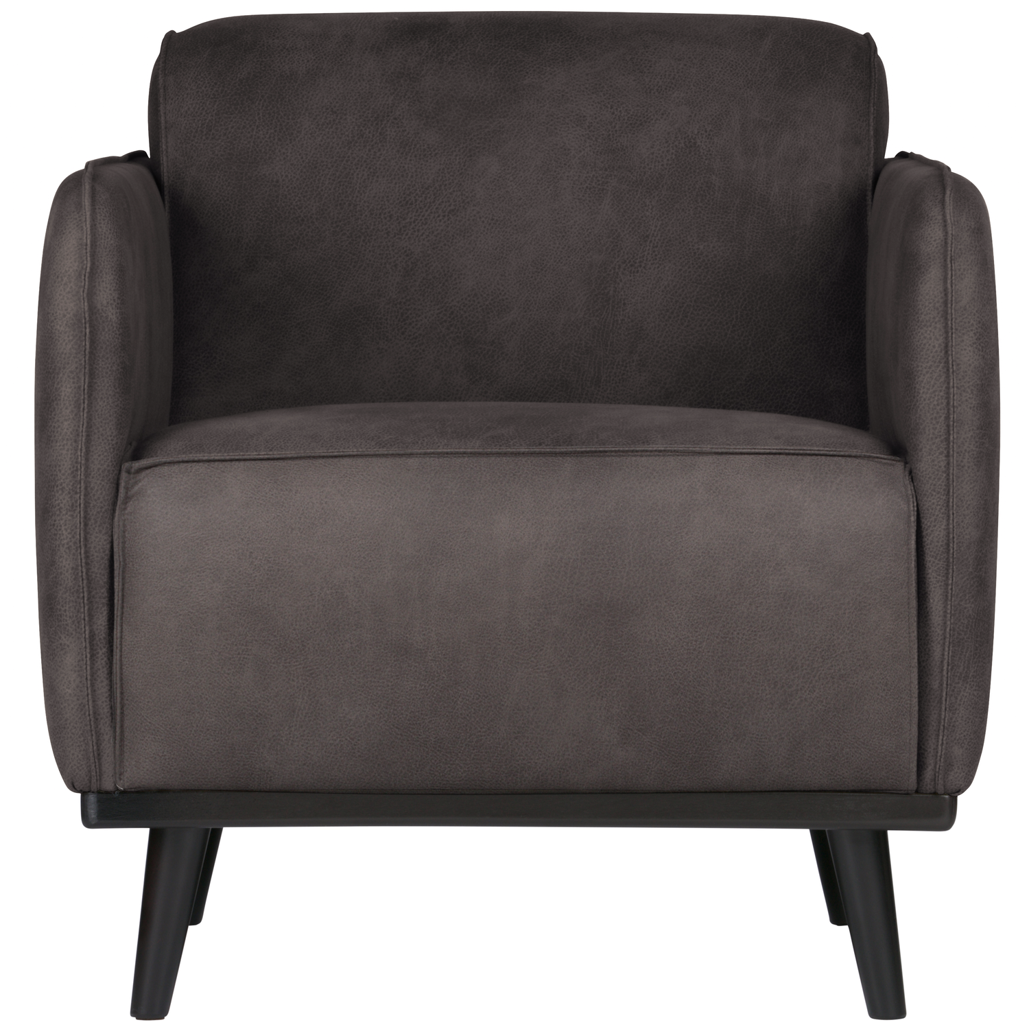 STATEMENT ARM STUHL ECOLEDER DUNKELGRAU