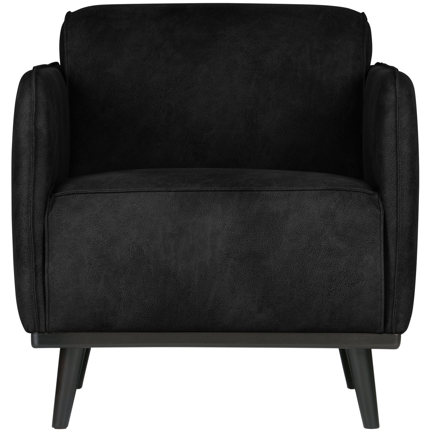 STATEMENT ARM CHAIR SUEDINE SCHWARZ