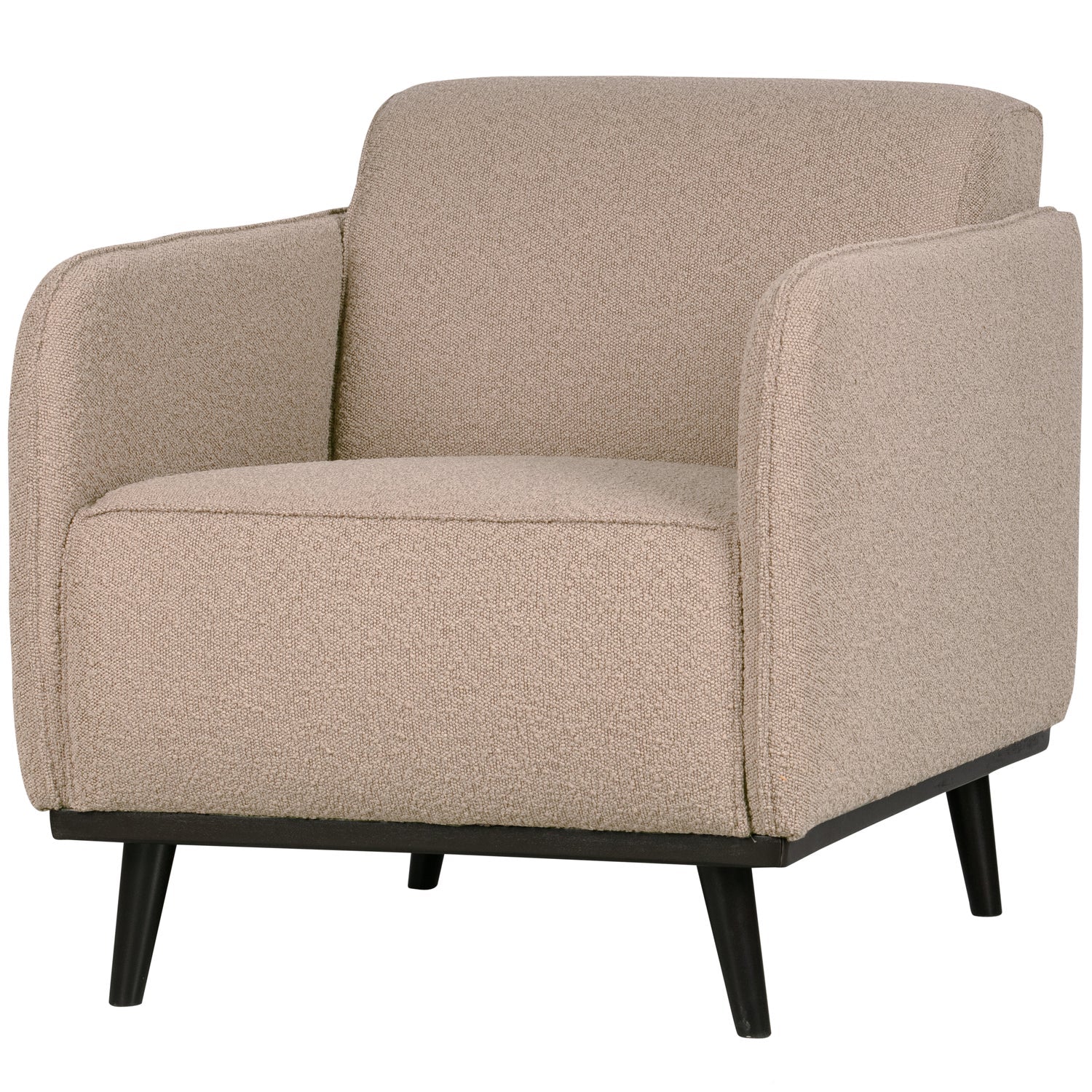 STATEMENT ARM CHAIR BOUCLE BEIGE